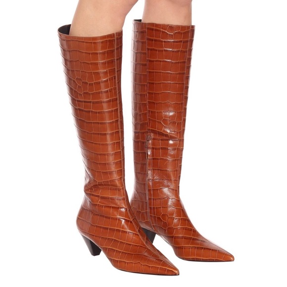 MERCEDES CASTILLO Shoes - New Mercedes Castillo Donique Croc Heeled Boots